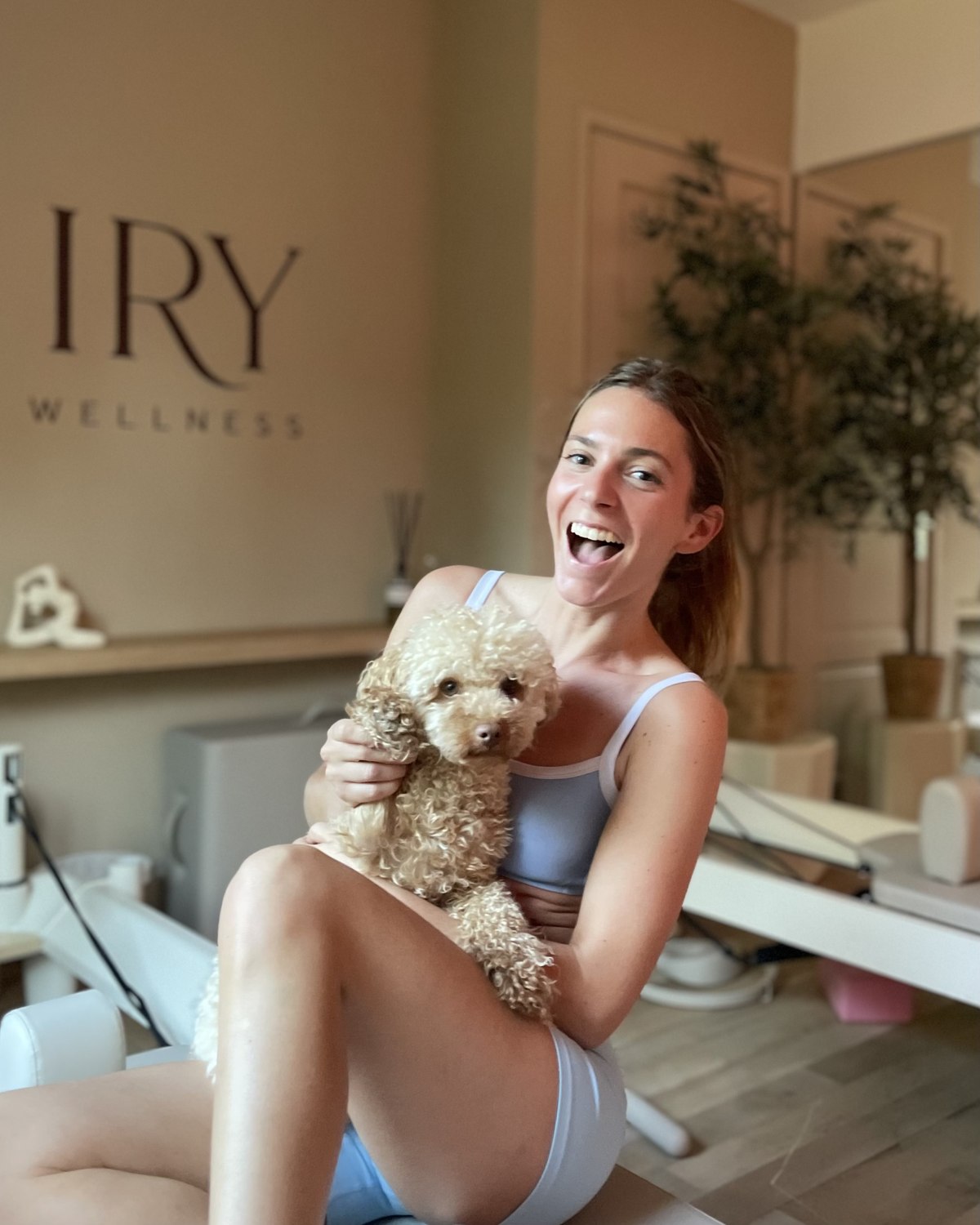 IRY Wellness client at the studio
